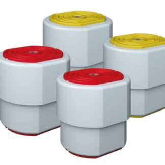 Vibration dampers Susta+ 9898-036B incl. spring 70 to 120kg box of 4 pcs