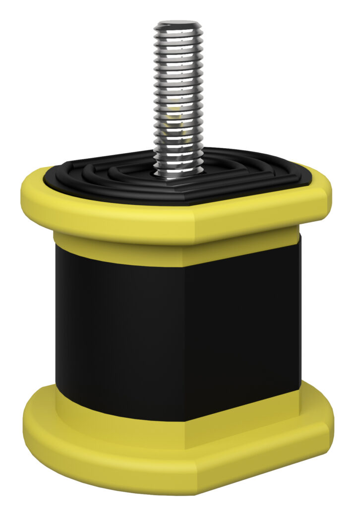 Vibration dampers Tacco 9898-038B 90 to 200kg box of 4 pcs