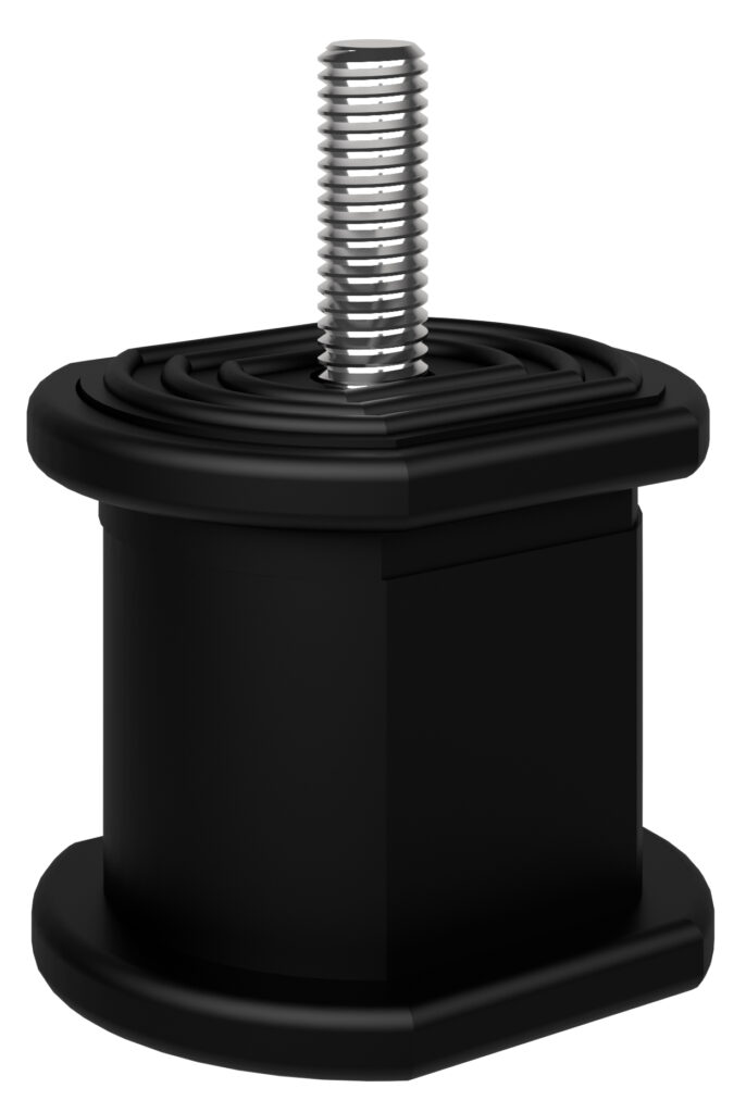 Vibration dampers Tacco 9898-040B 180 to 450kg box of 4 pcs