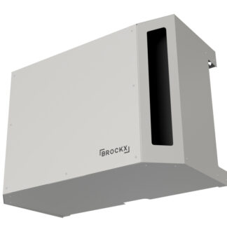 Brockx L outdoor unit casing, high-mounted, white