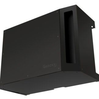 Brockx L outdoor unit casing, high-mounted, black