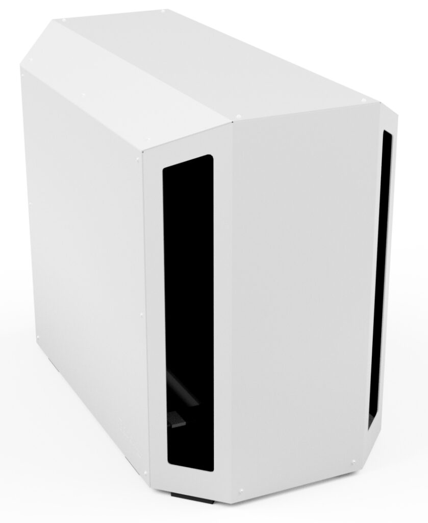 Brockx L freestanding white outdoor unit casing