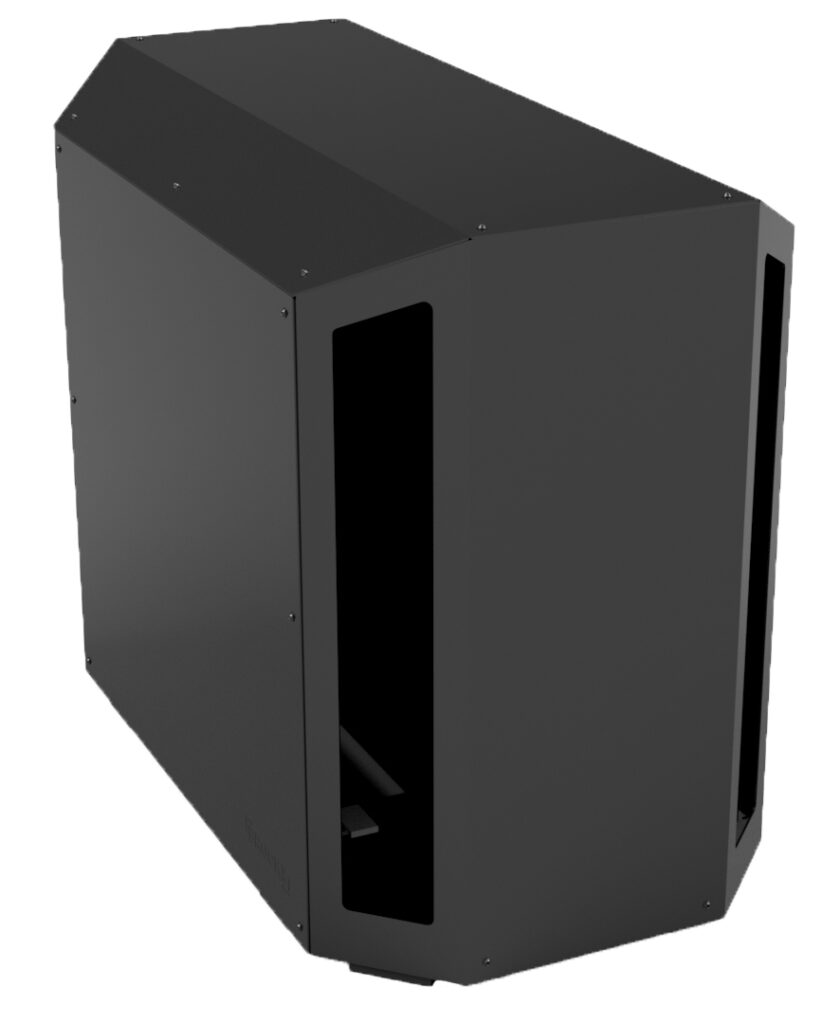 Brockx L freestanding black outdoor unit casing