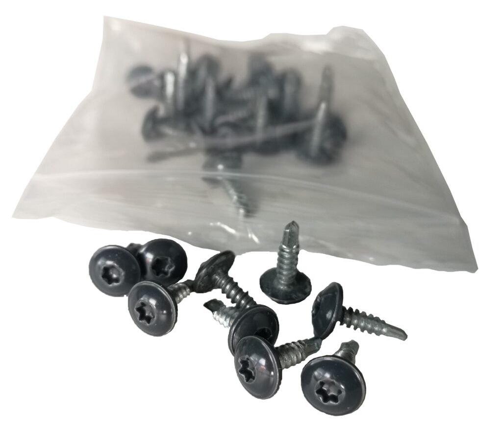Brockx anthracite screw set