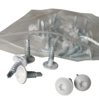 Brockx white screw set