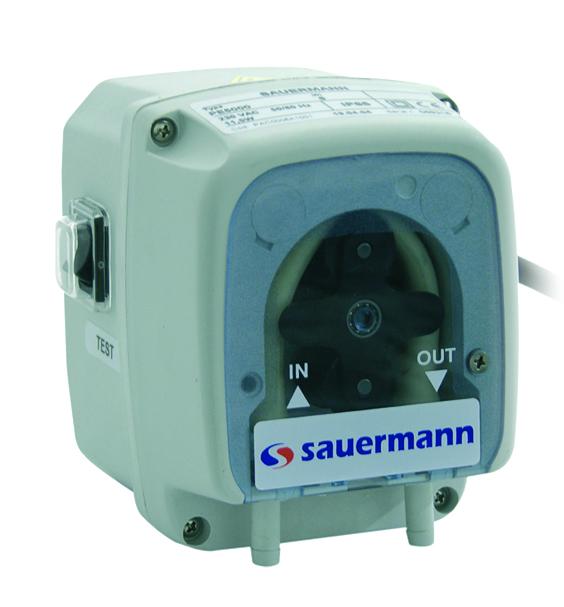 PE 5000 peristaltic pump with 240V cooling signal